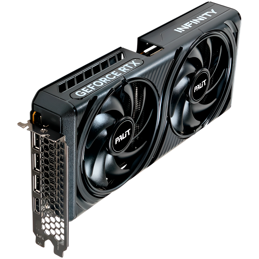 PALIT GeForce RTX 5060 Infinity 2 OC 8GB GDDR7 128 bit, 1x HDMI 2.1b, 3x DP 2.1b, 2 Fan, 1x 8-pin pwr connector, 550W, 262.1 x 126.3 x 40.1 mm, NE75060V19P1-GB2063L - 4710562245684_3Y