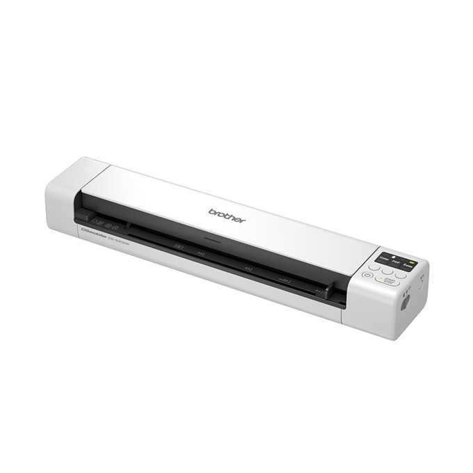 Преносим скенер Brother DS-940DW, 1200 x 1200 dpi, A4, двустранно сканиране, Li-ion батерия, USB, Wi-Fi, бял, DS-940DW, DS940DWTK1