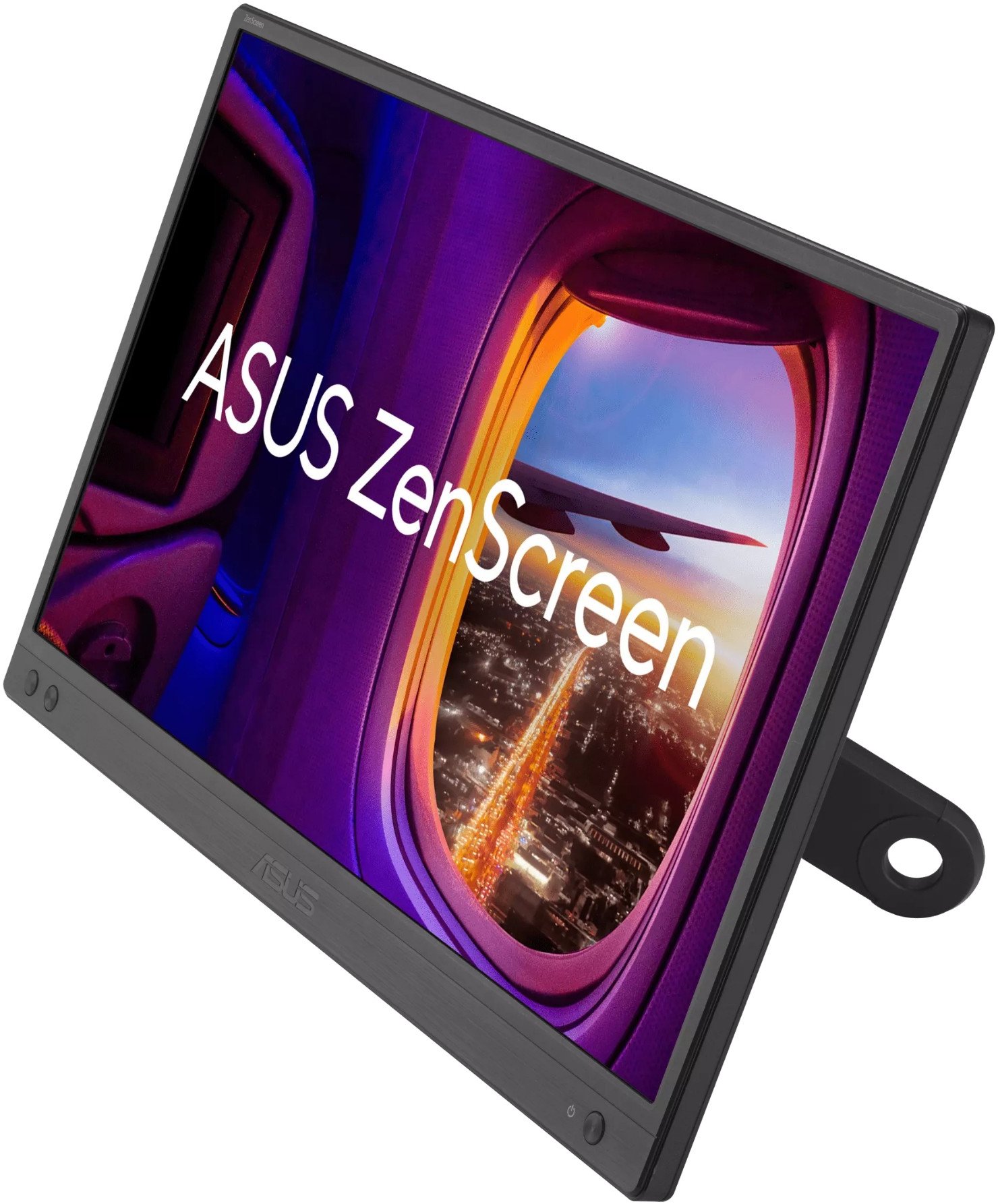 Монитор ASUS ZenScreen MB166CR, 15,6",Full HD, IPS, USB Type-C, Flicker Free, Blue Light Filter, Anti-glare surface, 360° kickstand, Black -90LM07D3-B03170