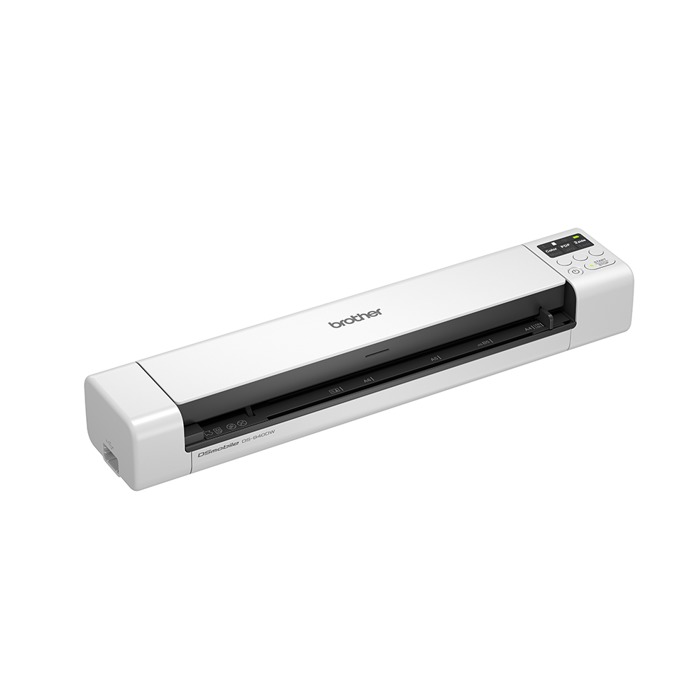 Преносим скенер Brother DS-940DW, 1200 x 1200 dpi, A4, двустранно сканиране, Li-ion батерия, USB, Wi-Fi, бял, DS-940DW, DS940DWTK1