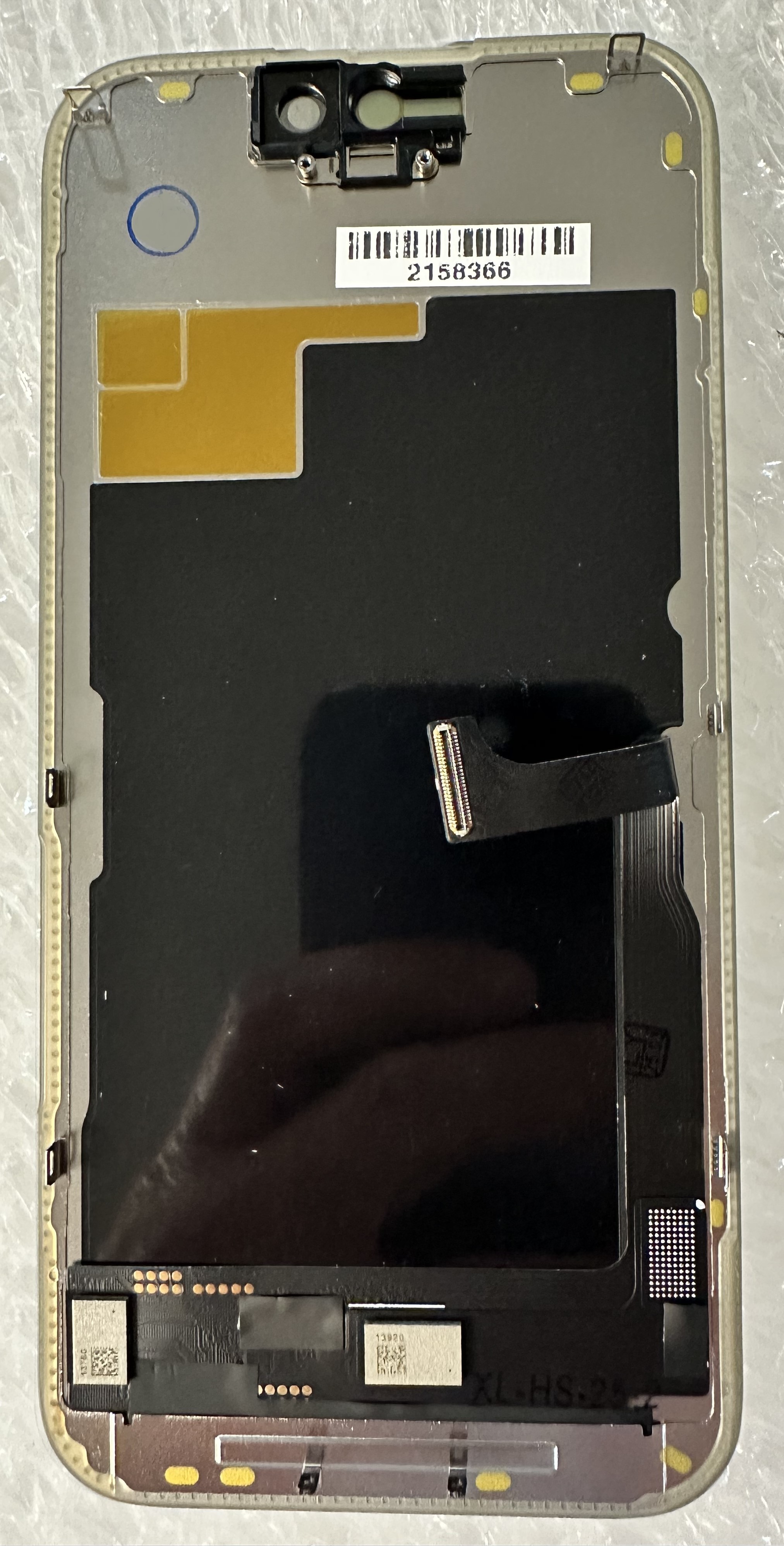 iPhone 15 Pro Display with touch screen Digitizer Black OLED move IC (може да се добави чипът от оригиналния дисплей)