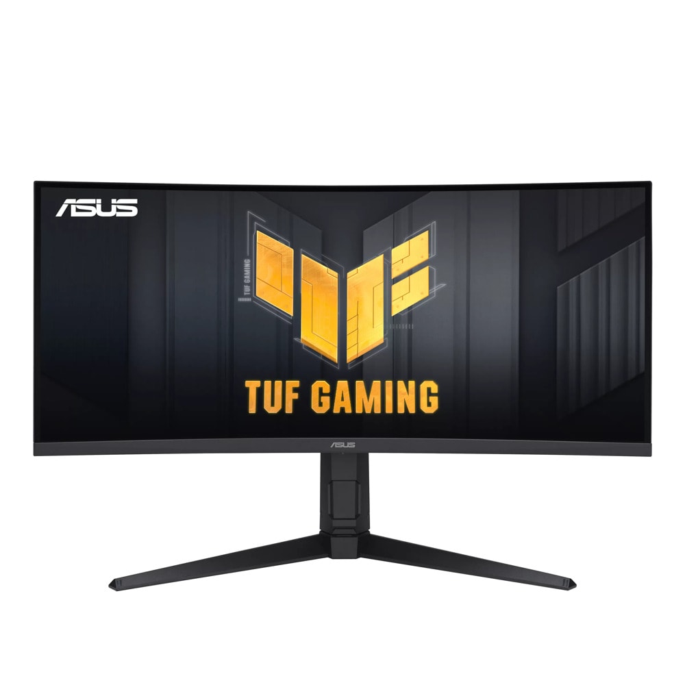 Монитор Asus VG34VQEL1A, 34" (86.36 cm), VA панел, 100Hz, UWQHD, 1ms, 100 000 000:1, 300cd/m2, DisplayPort, HDMI,  90LM06F0-B01E70