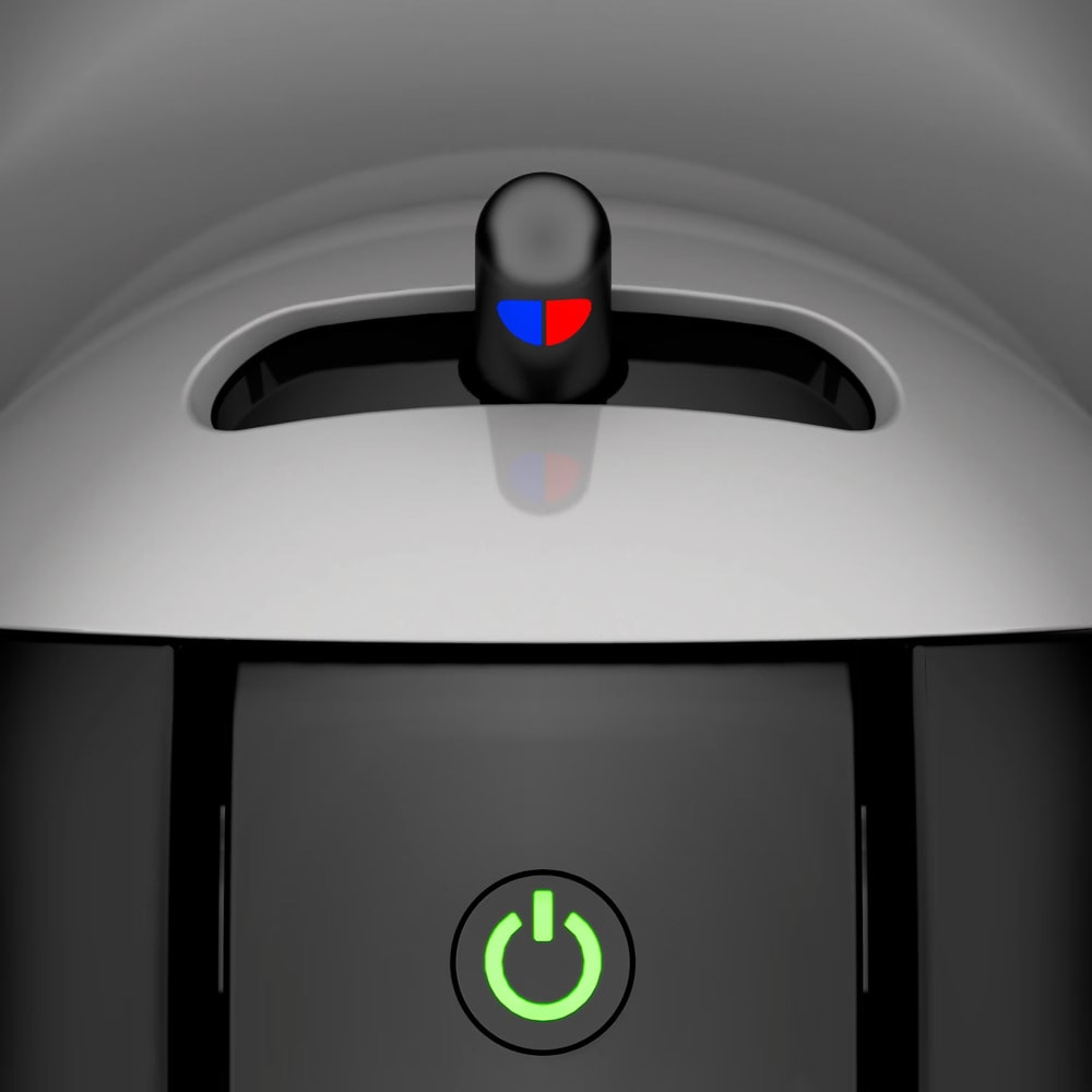 Кафемашина на капсули Krups Nescafe Dolce Gusto Mini Me, 1500W, 15 bar, 0.8 l. обем на резервоара за вода, черно-сива, KP123B10