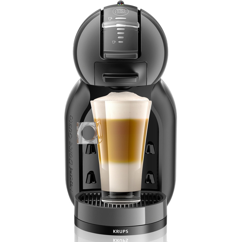 Кафемашина на капсули Krups Nescafe Dolce Gusto Mini Me, 1500W, 15 bar, 0.8 l. обем на резервоара за вода, черна, KP123810