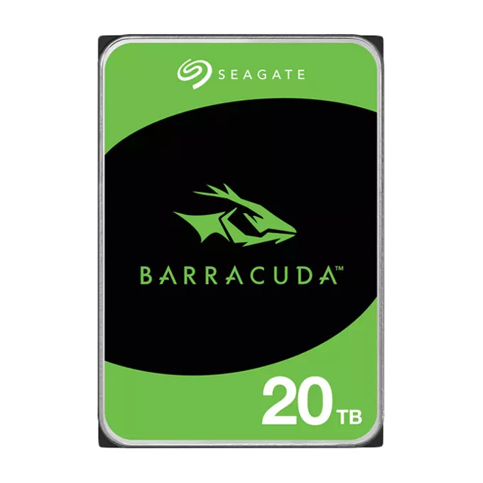Твърд диск 20TB, Seagate Barracuda Guardian, SATA 6Gb/s, 7200rpm, 512MB кеш, 3.5"(8.89 cm, ST20000DM001
