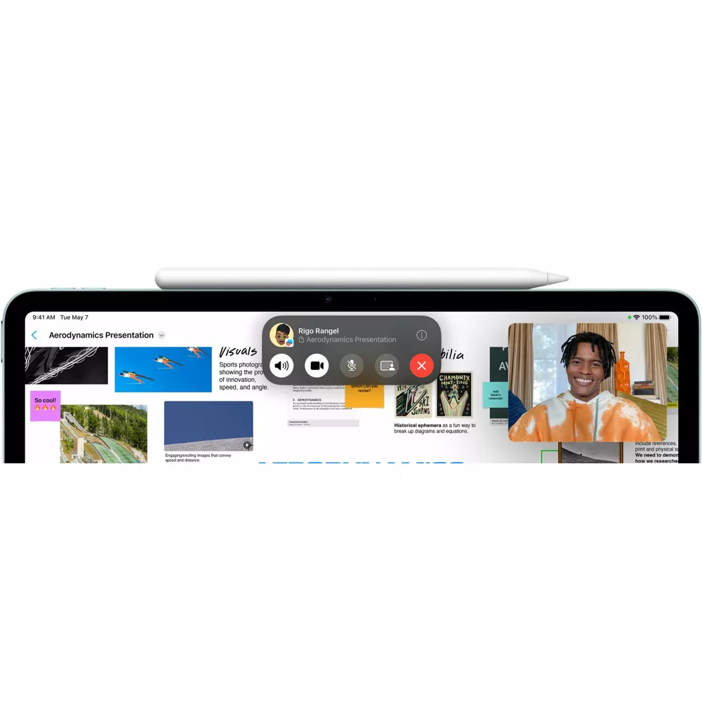 Стилус Apple Pencil Pro (MX2D3ZM/A), съвместим с Apple iPad Air (6th Gen 2024) и Apple iPad Pro (7th Gen 2024)