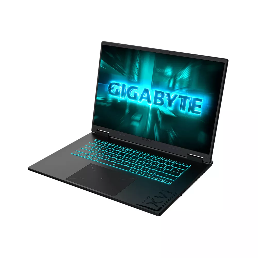 Лаптоп Gigabyte Gaming A16 3TH (3THK3EE893SD), осемядрен AMD Ryzen 7 260 3.8/5.1GHz, 16" (40.64cm) WUXGA IPS 165Hz Anti-Glare Display & GF RTX 5050 8GB (HDMI), 16GB DDR5, 512GB SSD, 1x USB 4.0 Type-C, No OS,3THK3EE893SD
